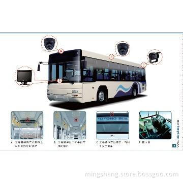 Vehicle fleet tracking system with waterproof IP68 CCD cameras